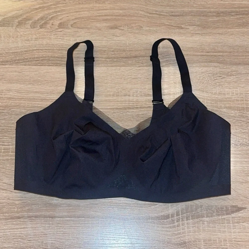 Honeylove CrossOver Wireless Black Bra Size 1X‎ 40C/D